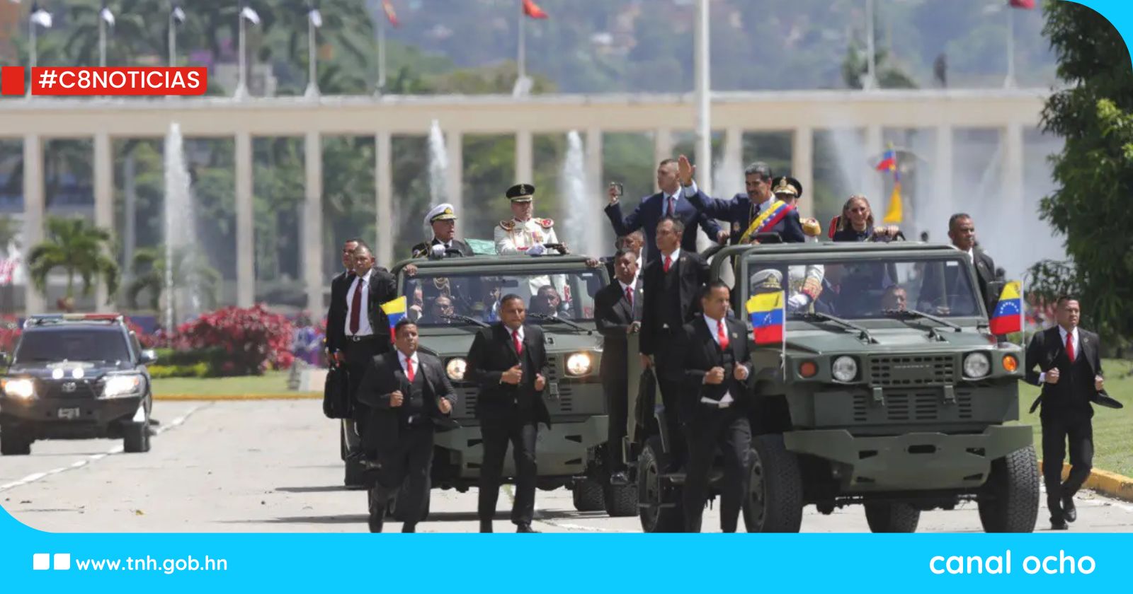 Nicolás Maduro preside desfile militar de conmemoración del Día de la Independencia en Venezuela
