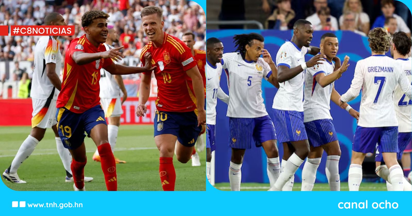 ¡Final adelantada! Francia y España se convierten en la primera semifinal de la Eurocopa