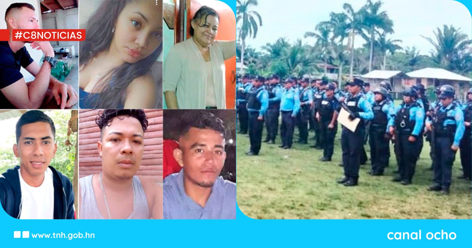 Policía Nacional de Tela intensifica búsqueda de 14 desaparecidos en Las Marías