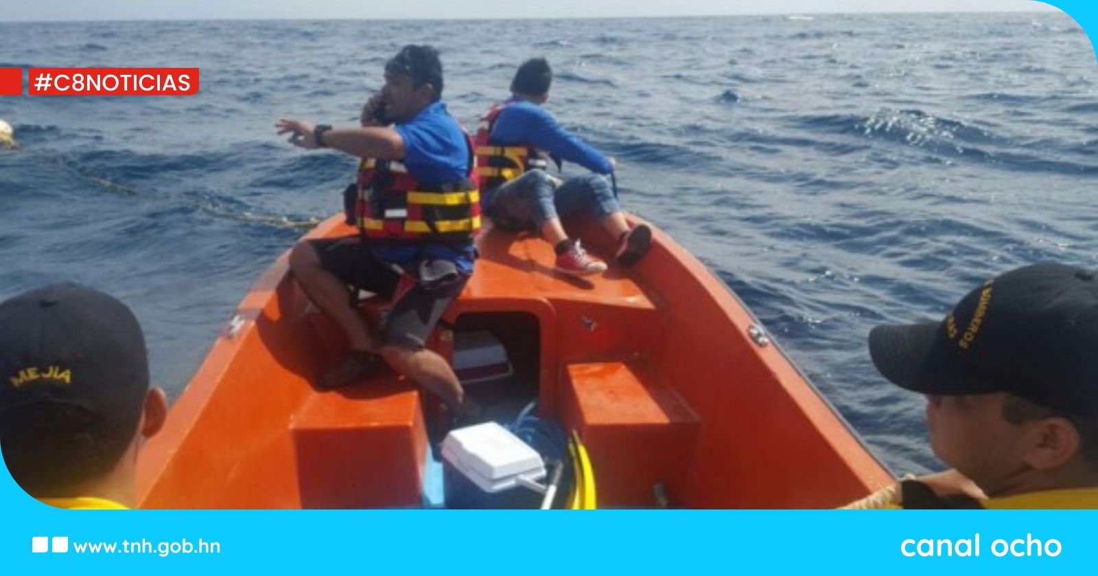 Fuerza Naval y Copeco buscan cuerpo avistado en el mar cerca de Roatán
