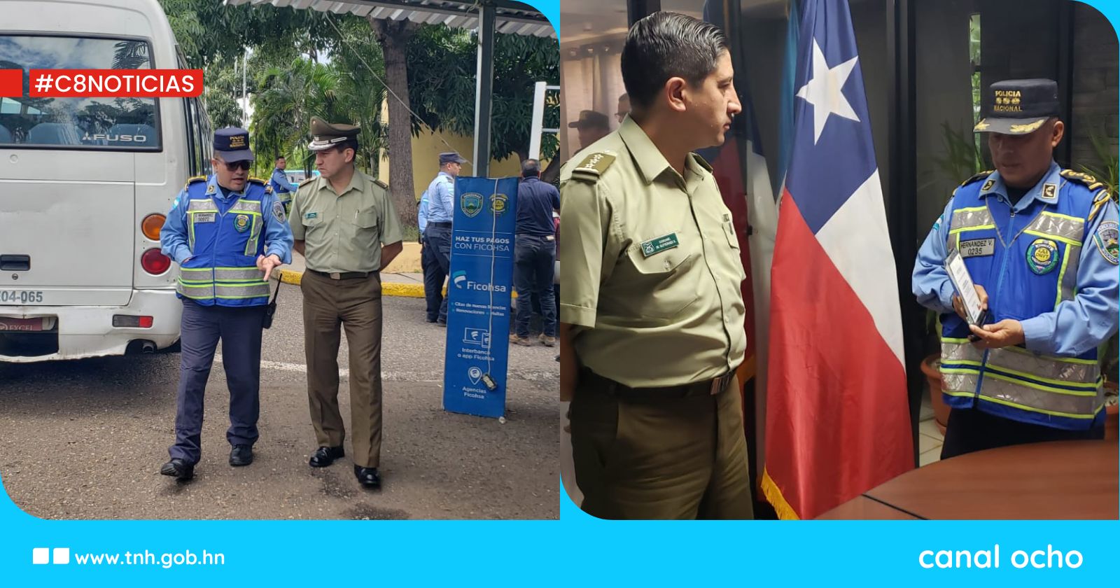 Honduras y Chile intercambian experiencias en seguridad vial
