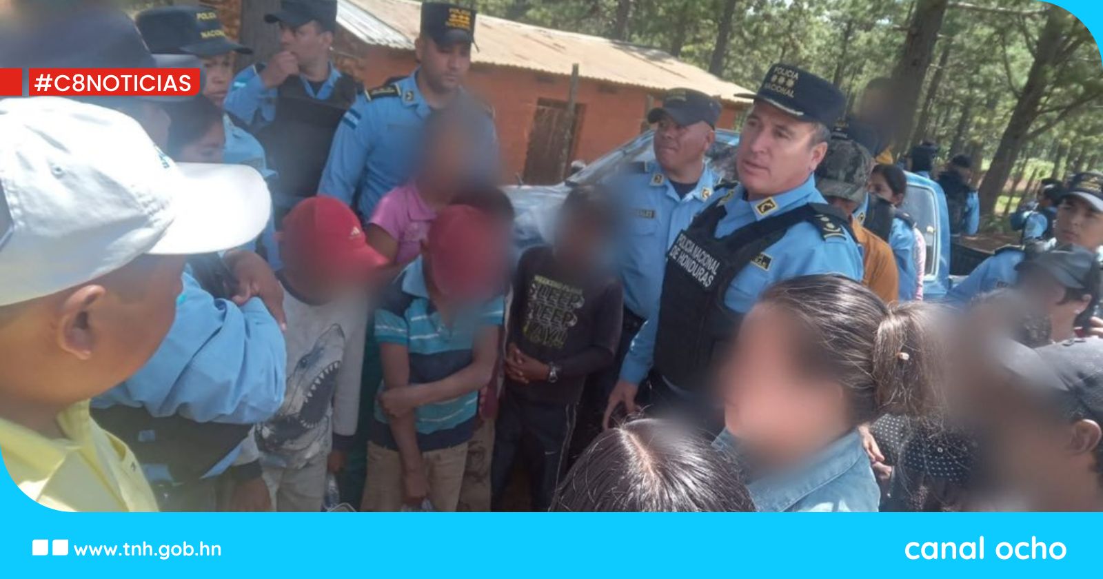 Policía Nacional encuentra menores desaparecidos en Intibucá