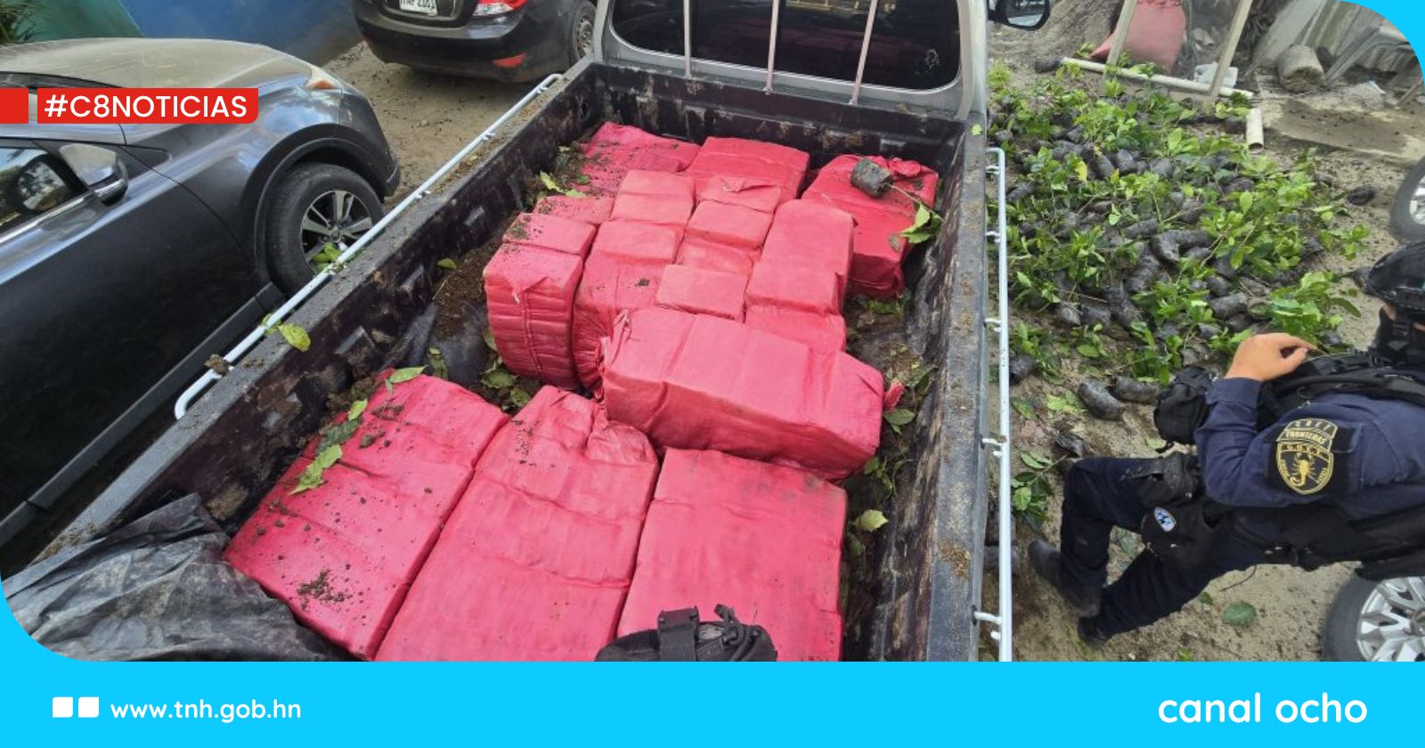 Por tráfico de casi 400 kilos de cocaína le dictan detención judicial a un hombre