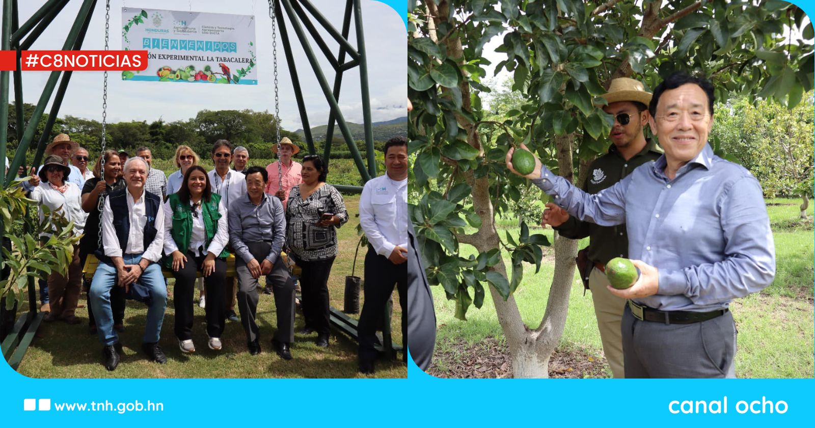 Director de la FAO conoce potencial agrícola en estación experimental de la SAG