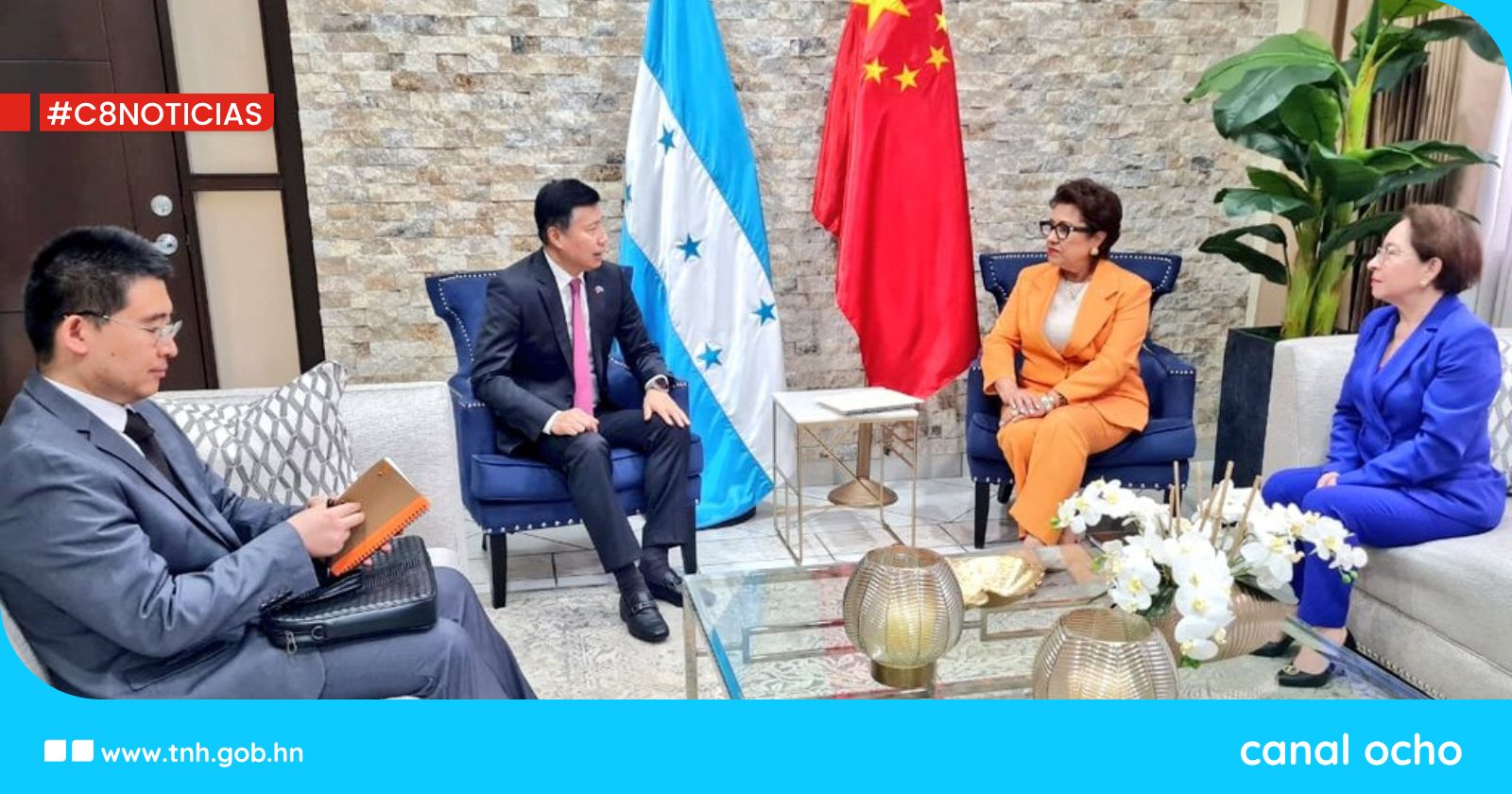 Embajador de China se reúne en el Poder Judicial con sus autoridades