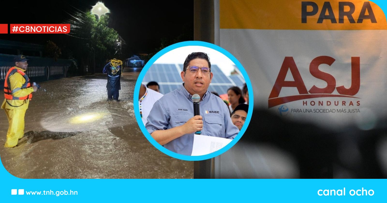 Erick Tejada condena uso político de la emergencia por tormenta tropical Sara