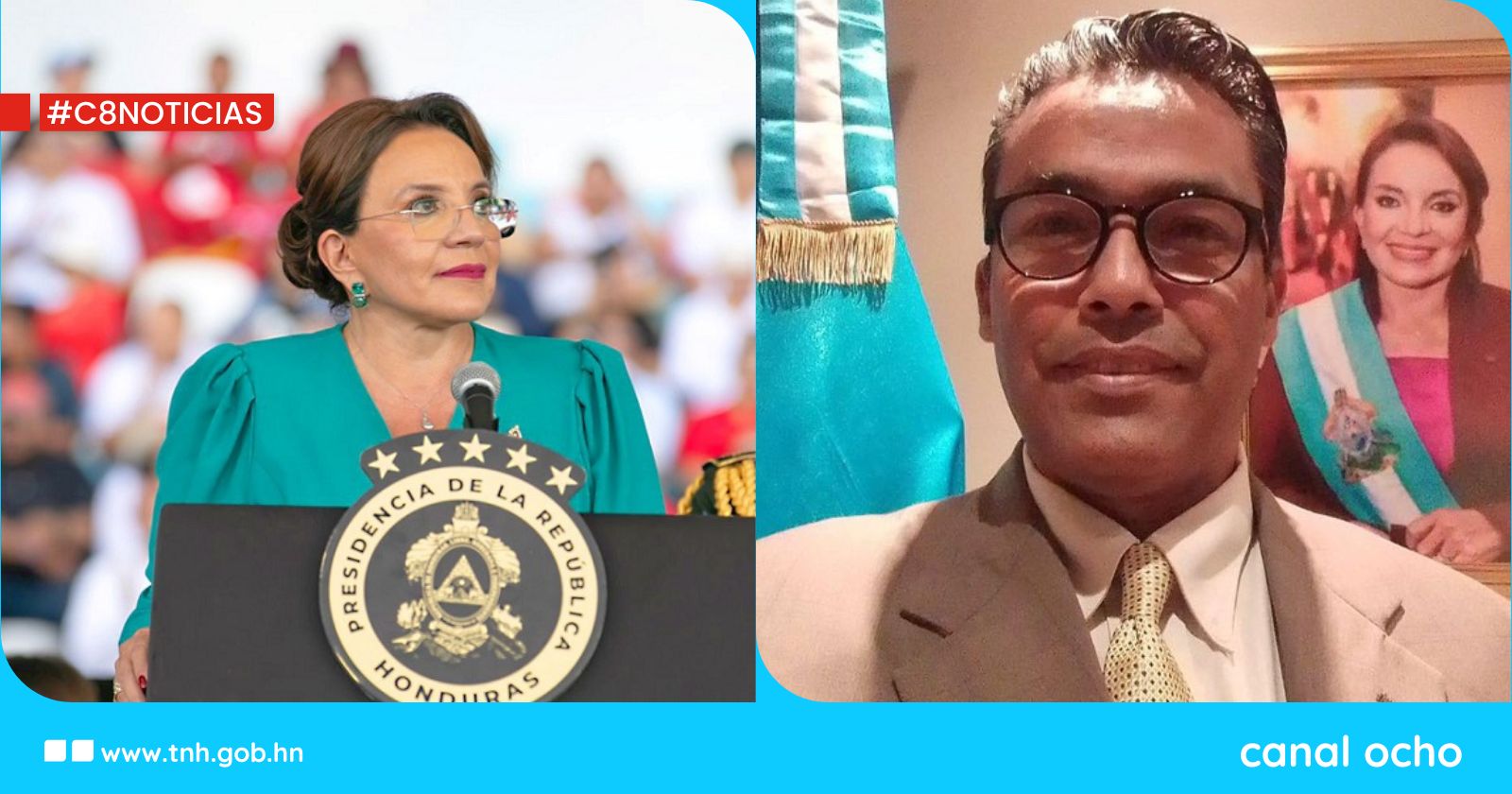 Presidenta Xiomara Castro lamenta fallecimiento del dirigente Guillermo Amador