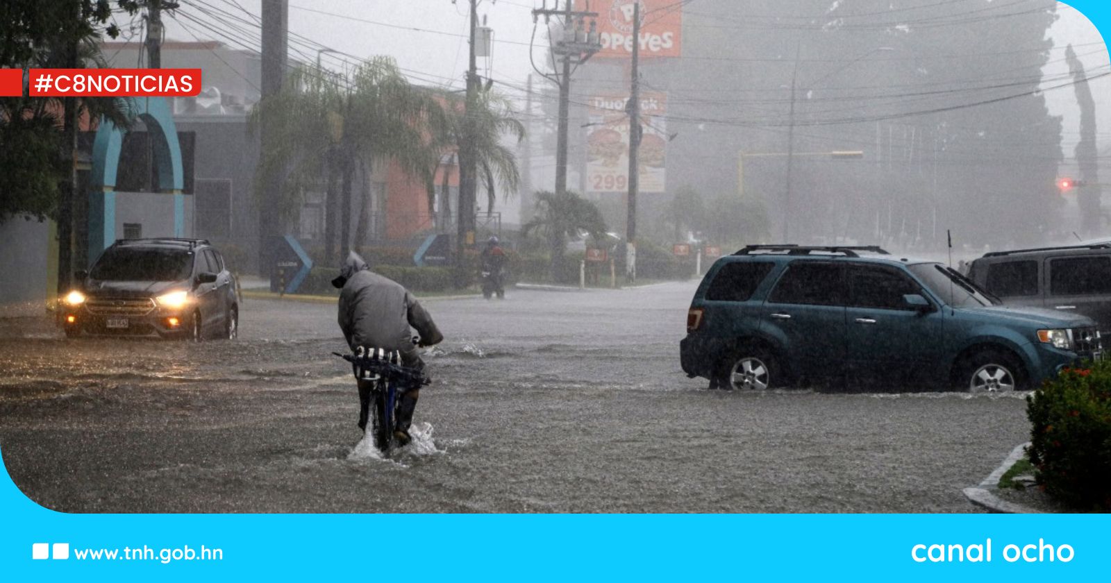 Tormenta tropical Sara deja un muerto y más de 47,000 afectados en Honduras