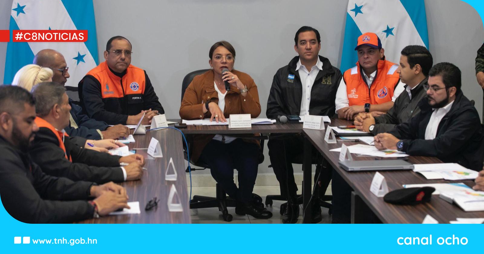 Presidenta Castro lidera esfuerzos de rescate y alerta máxima por inundaciones en el norte hondureño