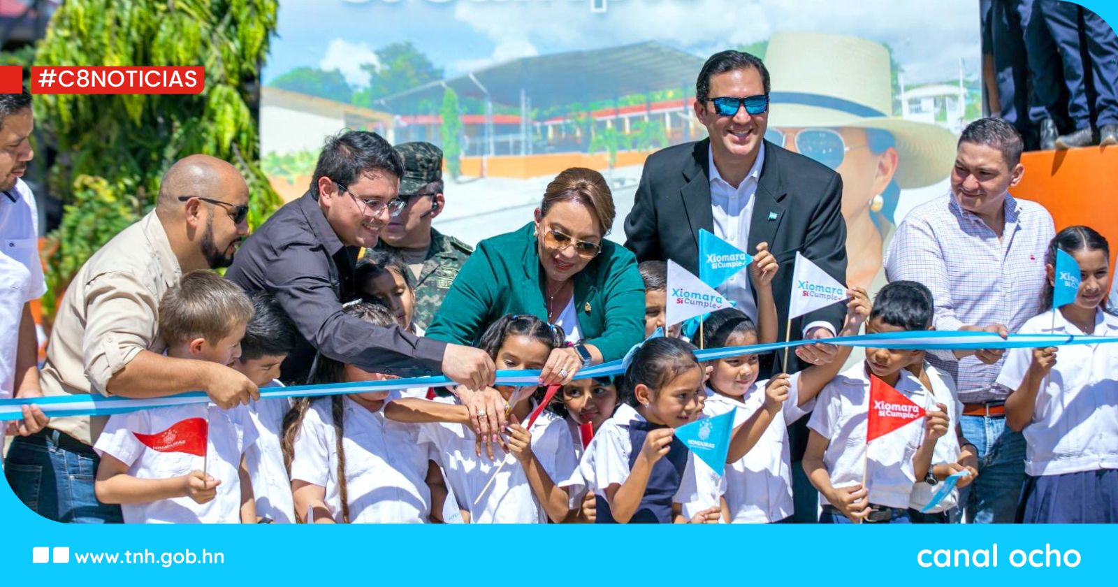 Presidenta Xiomara Castro inaugura la Escuela Luis Suazo en San Luis, Comayagua