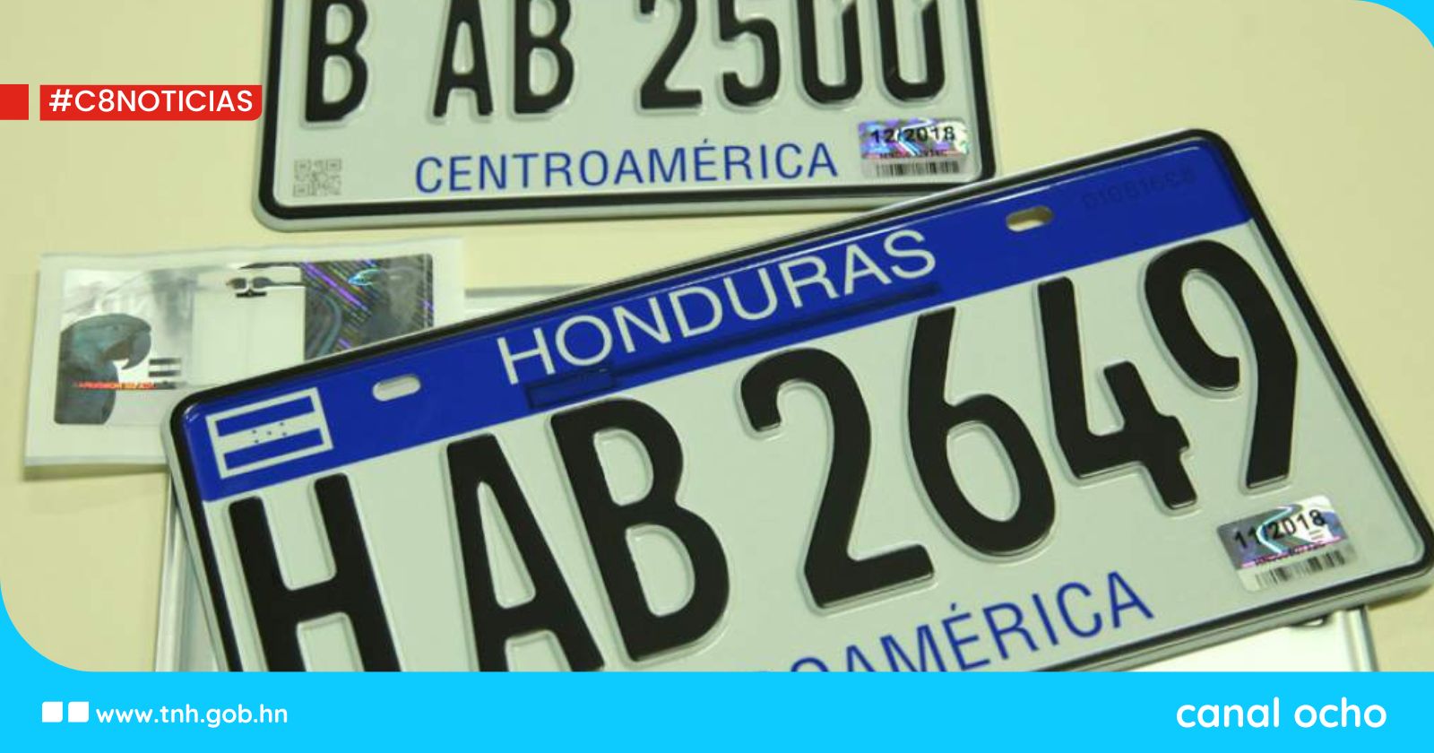 IP anuncia la apertura de licitación internacional para la adquisición de placas vehiculares