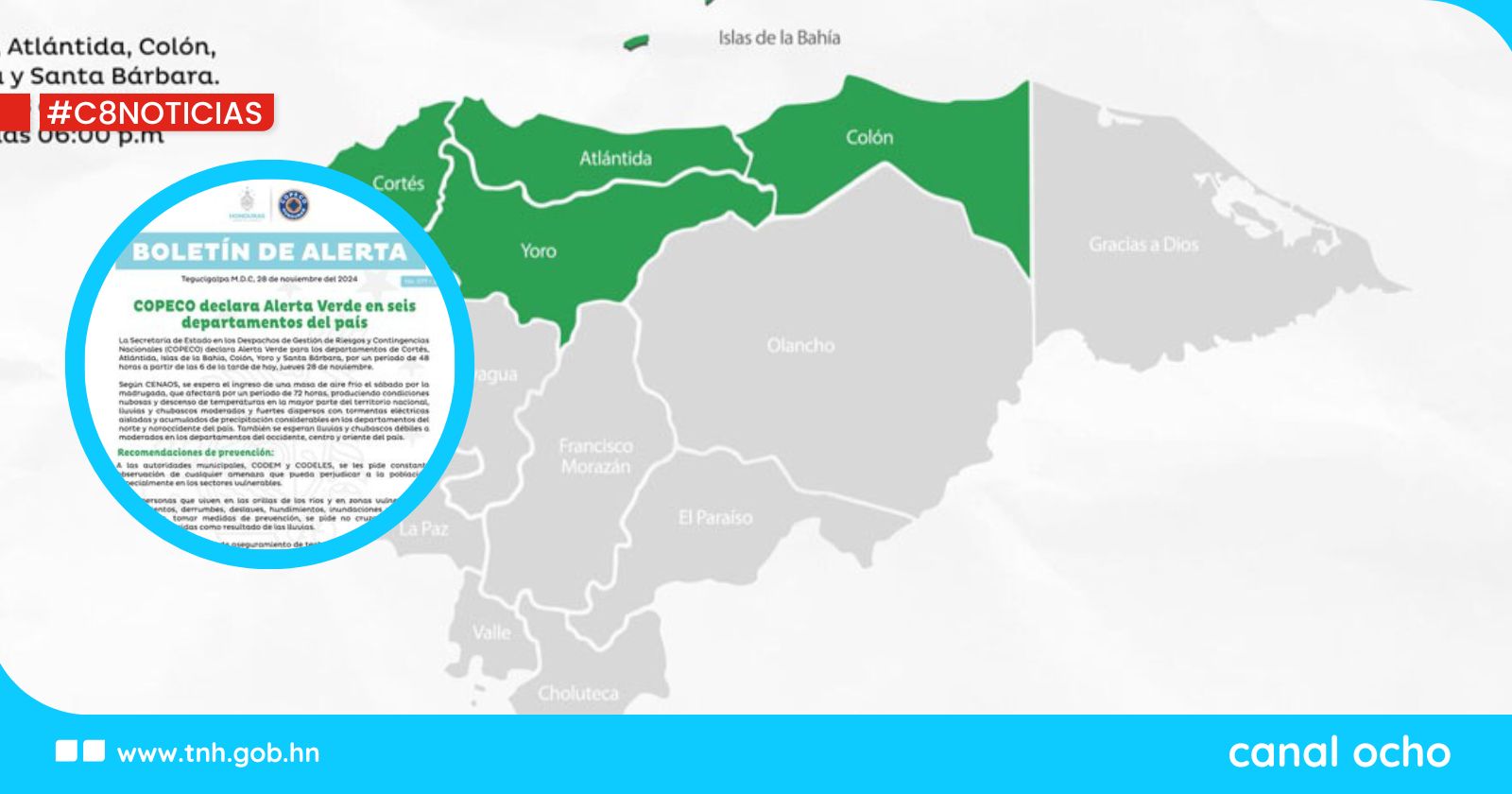 Alerta verde por 48 horas por ingreso de masa de aire frío