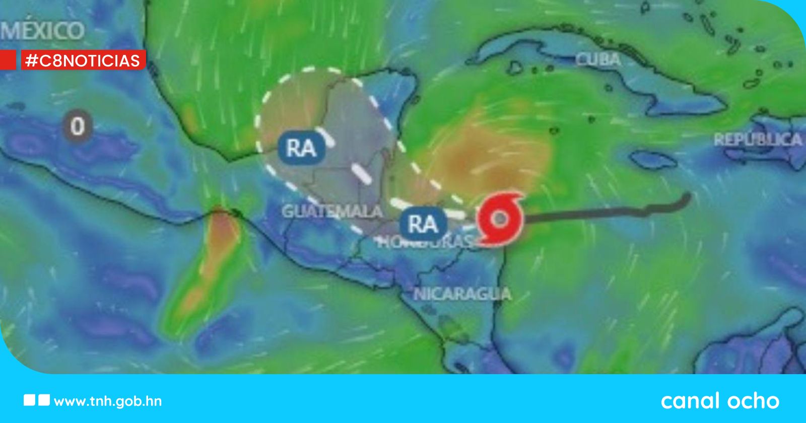 Centro Nacional de Huracán: «Se esperan inundaciones repentinas y deslizamientos de tierra «