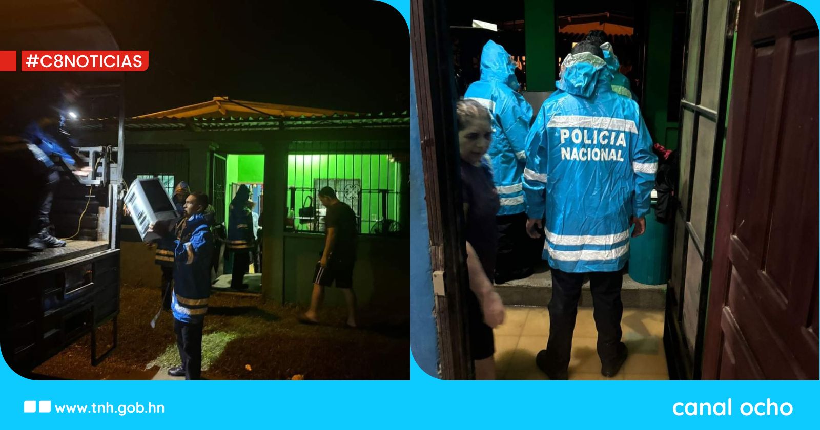 Secretaría de Seguridad despliega su personal y equipo para atender emergencias por la tormenta Sara