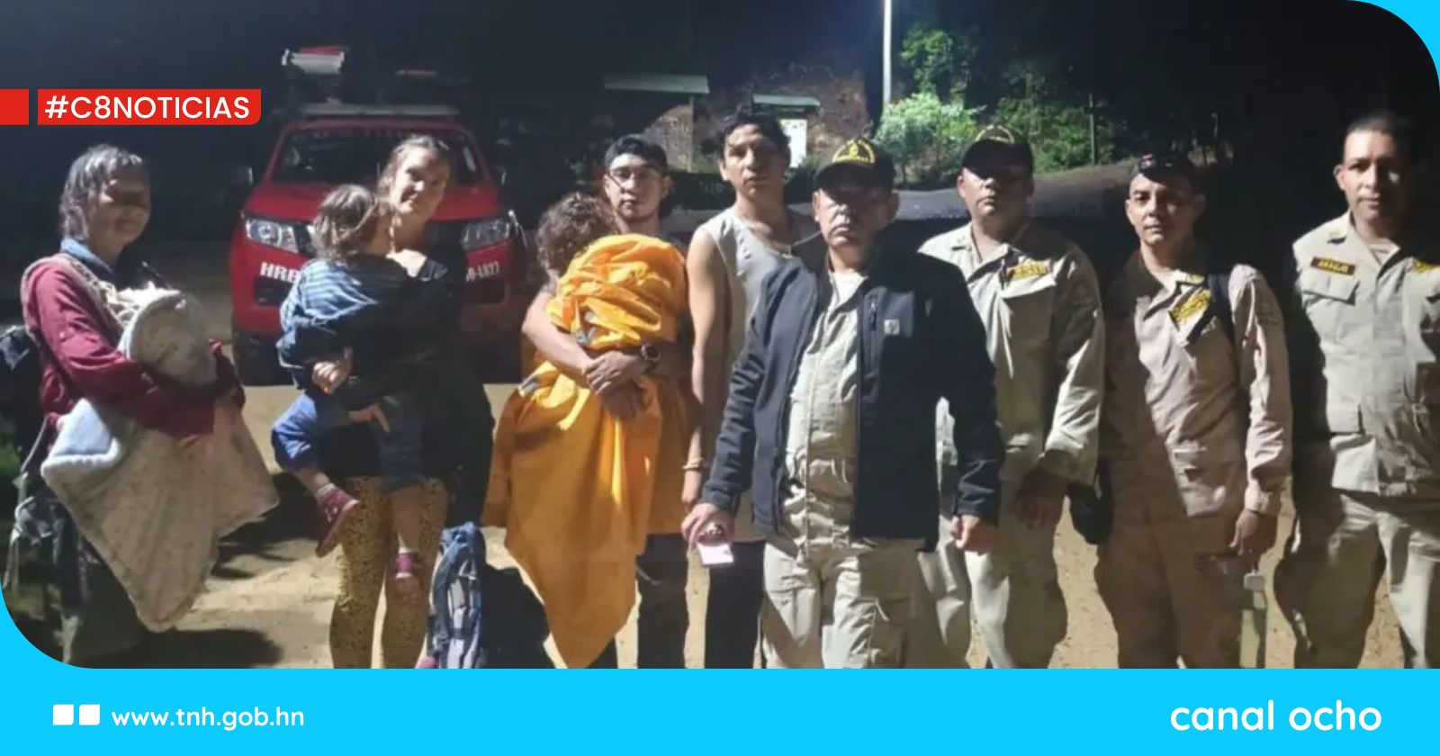 Rescatan a cinco hondureños y dos alemanes extraviados en el Parque La Tigra