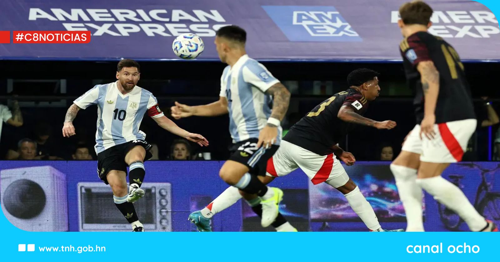 Argentina vence a Perú y Venezuela cae ante Chile en las eliminatorias al mundial 2026