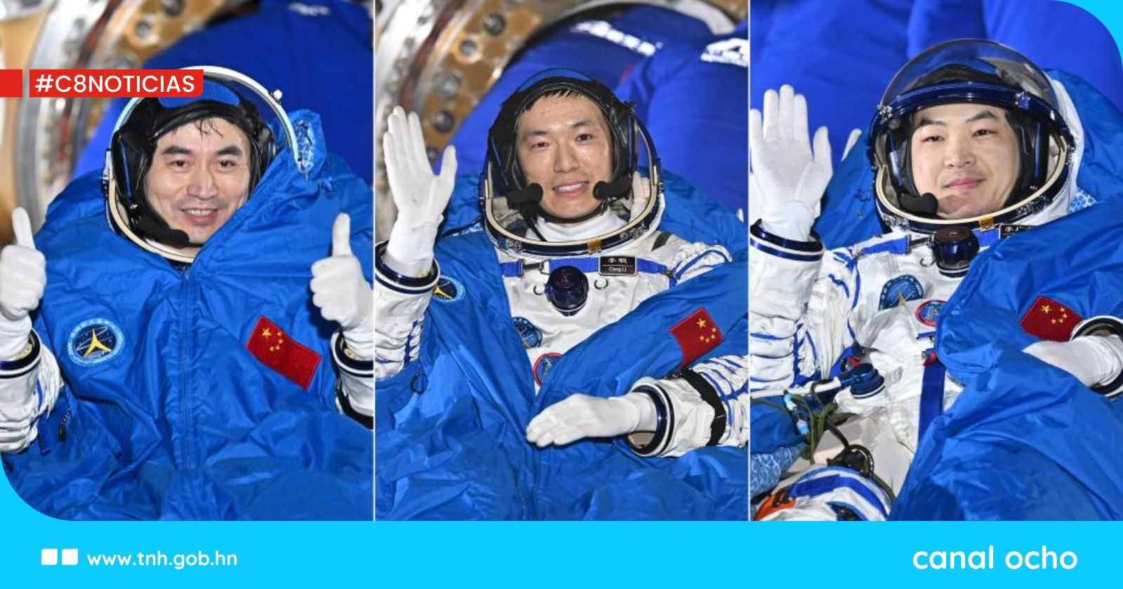 Astronautas chinos regresan a salvo a la Tierra tras intensa y alegre estadía espacial