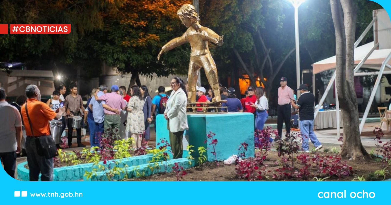 Inauguran el primer Monumento a la Juventud de Honduras en Comayagüela