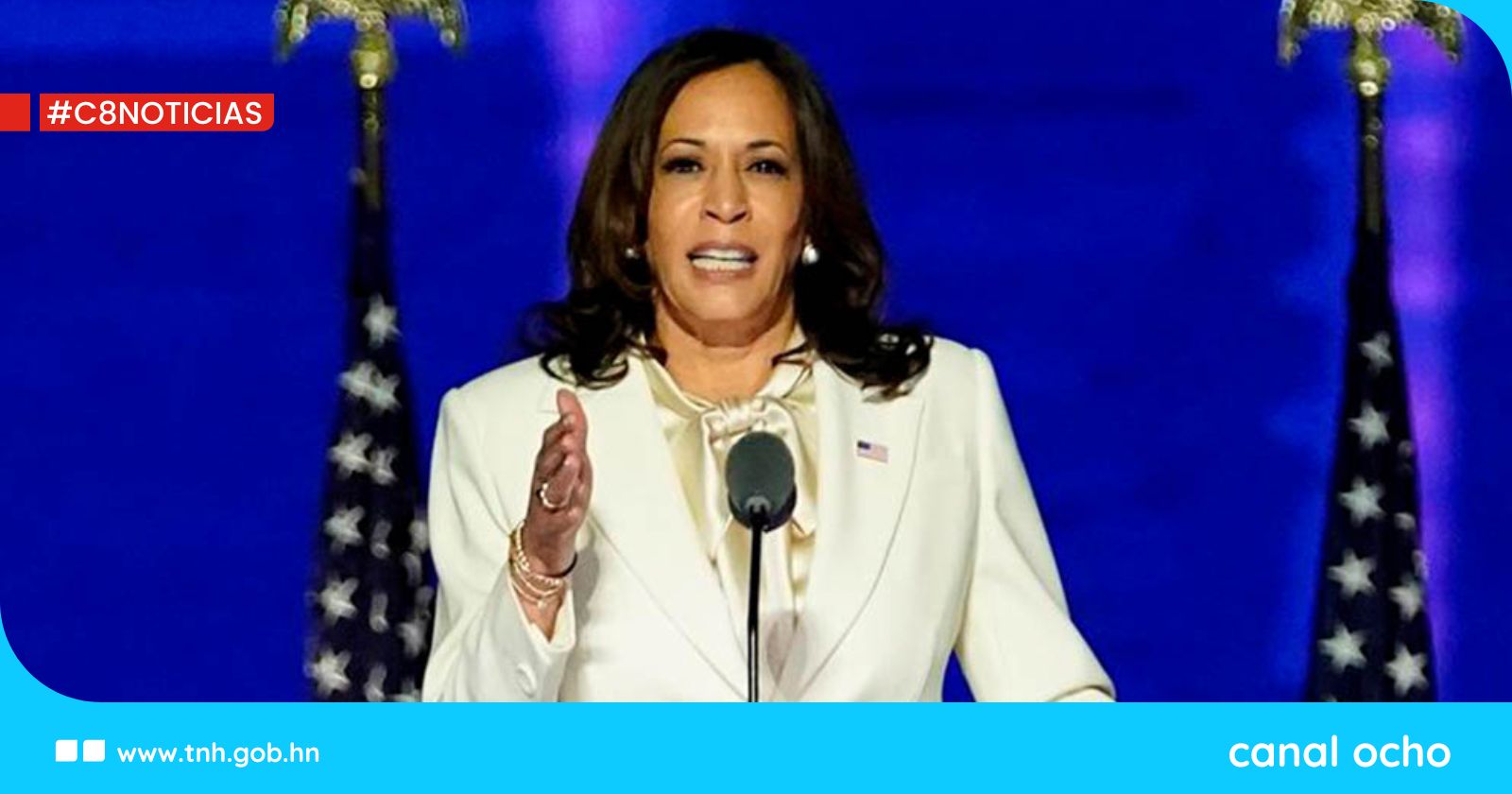 Harris reconoce el gane de Trump, pero reafirma su lucha para que la luz vuelva a EE. UU.