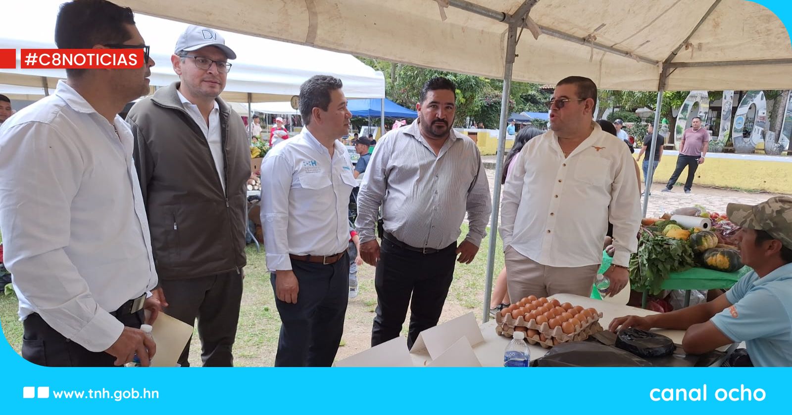 FeriSAG Ojojona: emprendedores exponen y comercializan sus productos agrícolas