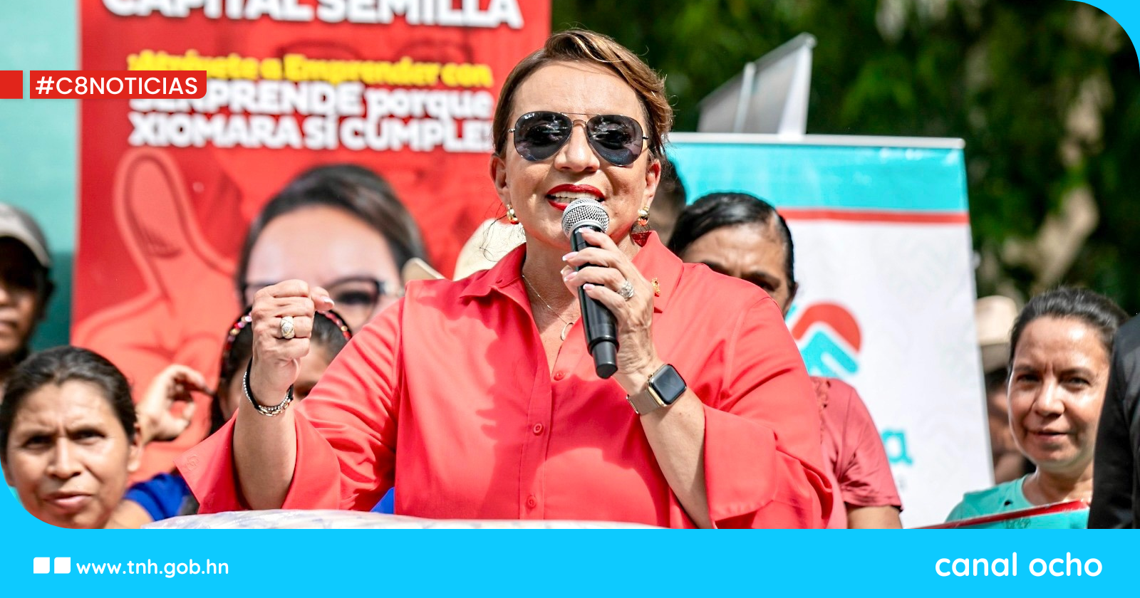 Gran apoyo popular respalda a Xiomara Castro y su liderazgo en el Gobierno, revela encuesta TResearch