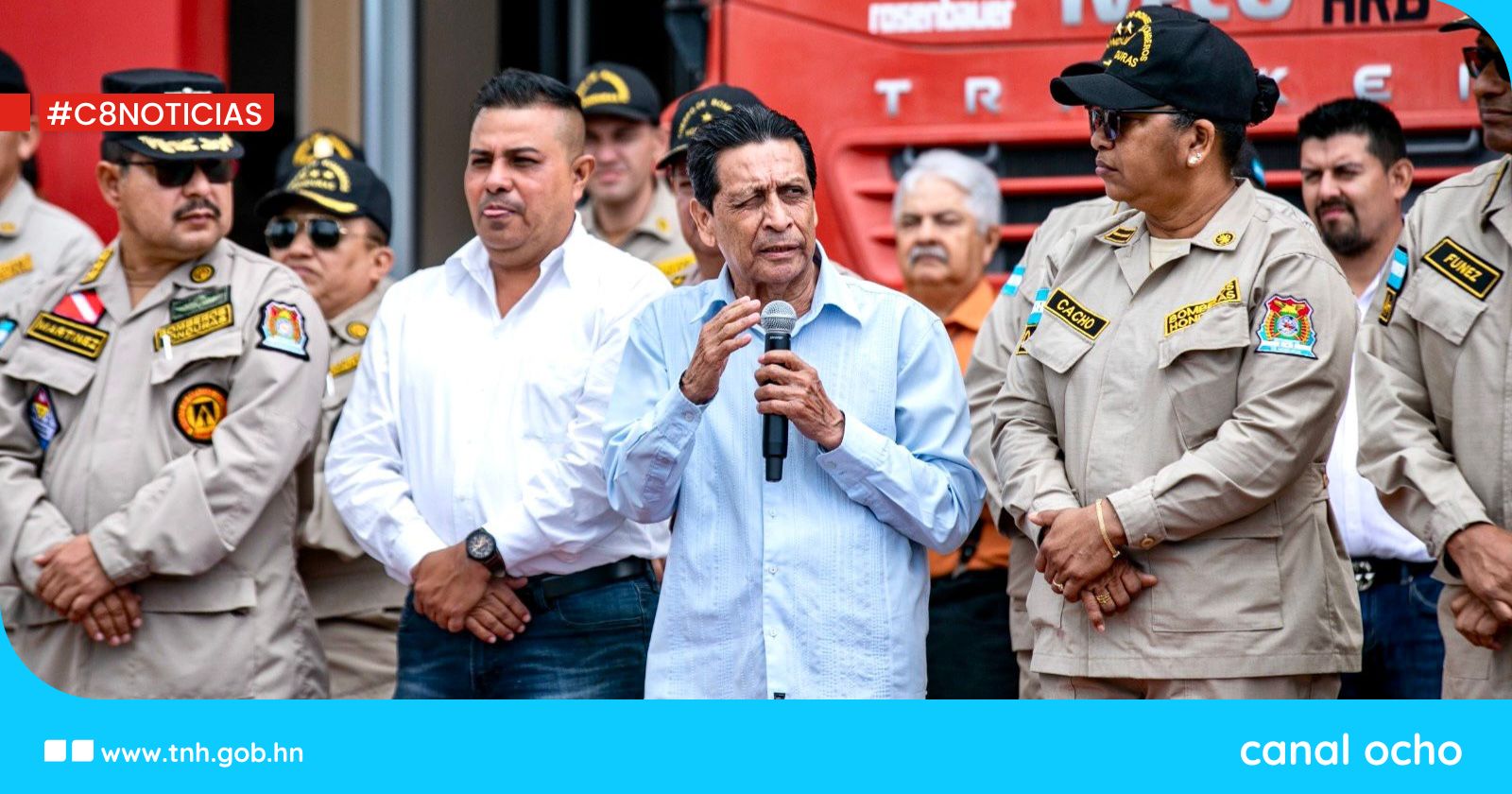 Gobernador resalta impacto de Xiomara Castro en Ocotepeque durante inauguración de estación bomberil