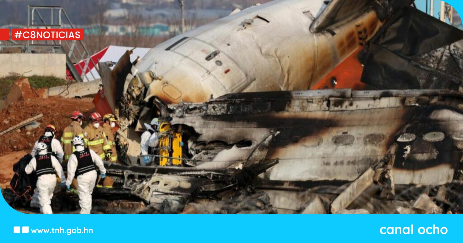 Tragedia aérea en Corea del Sur deja 179 muertos y dos supervivientes