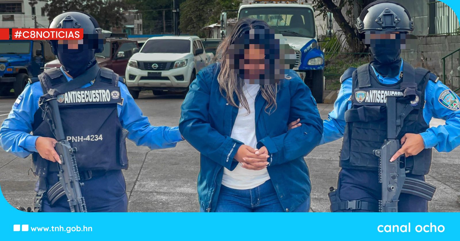 Capturan a autora intelectual de secuestro de ciudadana colombiana en Tegucigalpa