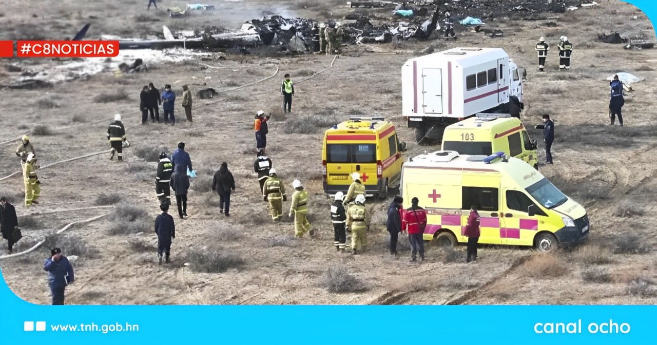 Mandatarios envían condolencias a Azerbaiyán tras el accidente aéreo que ha dejado 38 fallecidos