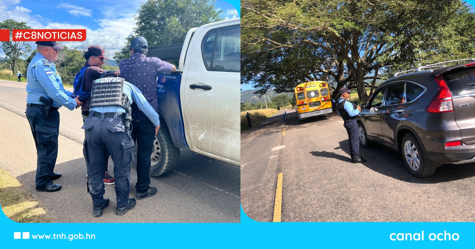 Agentes policiales fortalecen la seguridad en Valle de Ángeles