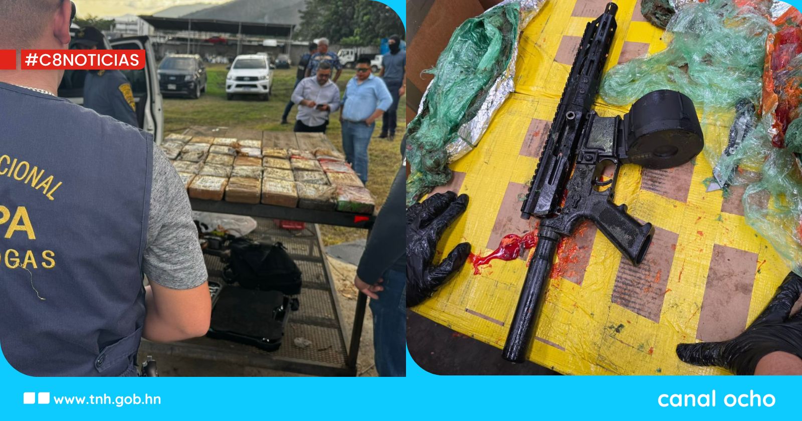 ¡Operación en Curso! Incautan 62 kilos de cocaína en San Pedro Sula