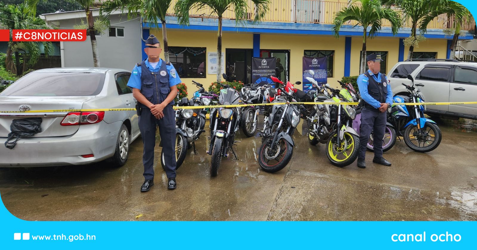 DPI recupera motocicletas y vehículos robados en operativos en SPS