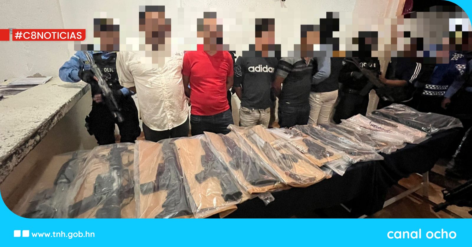 Desarticulan banda criminal y decomisan armas de grueso calibre y de uso militar en Colón