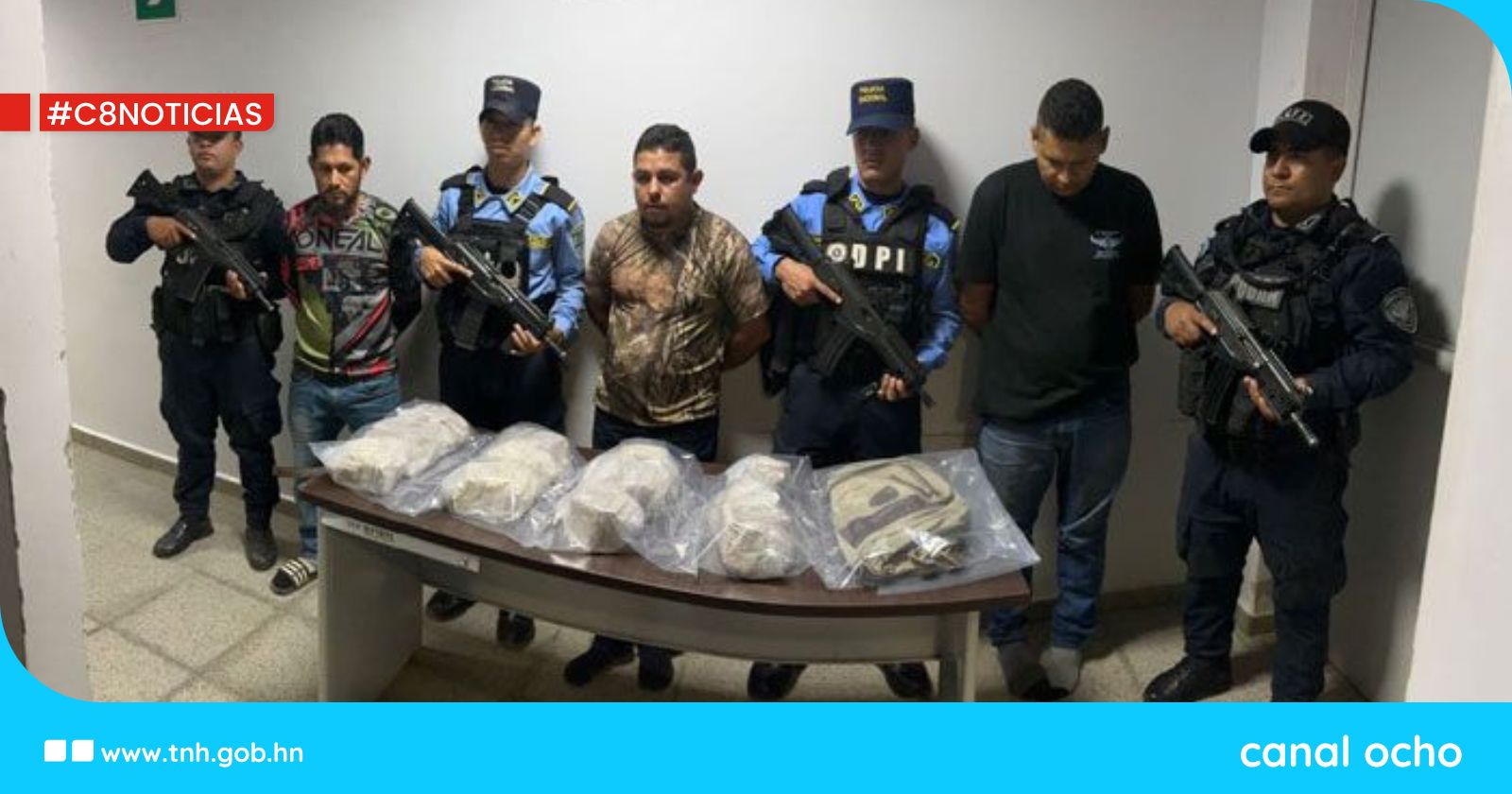 Operación Navidad Segura deja captura de tres hombres por tráfico de drogas