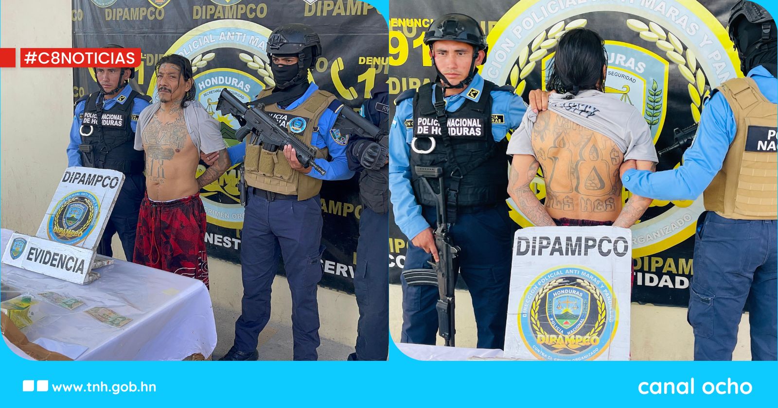 Dipampco captura a cabecilla fundador de la Pandilla 18 vinculado a extorsiones y sicariato