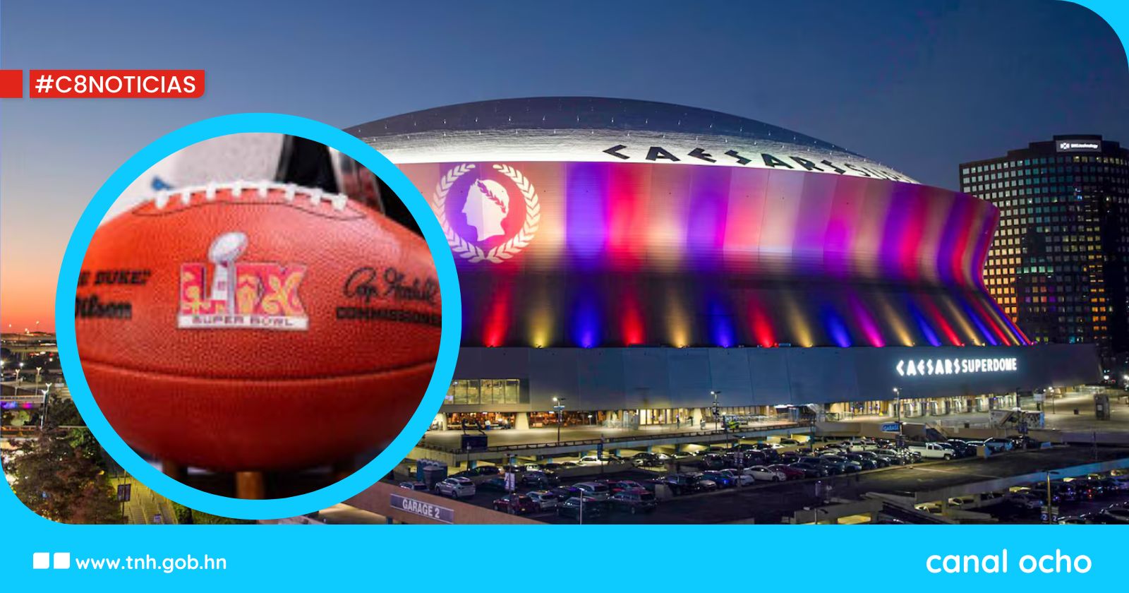 Entre 4,300 y 40,000 dólares oscilan las entradas al Super Bowl LlX