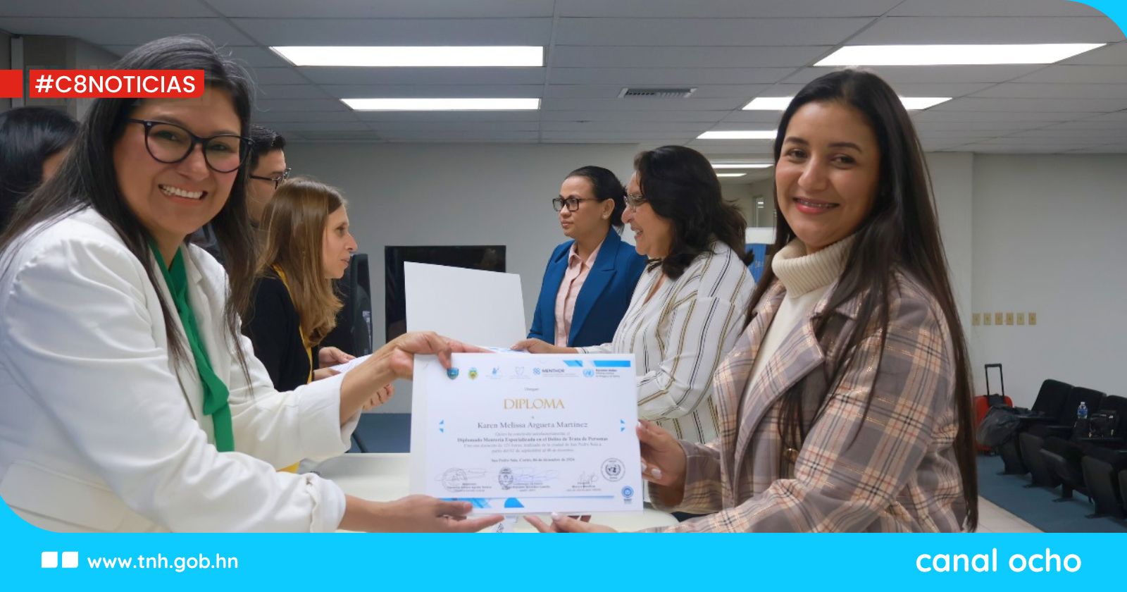 Cicesct y UNODC entregan certificado a 61 participantes de diplomado