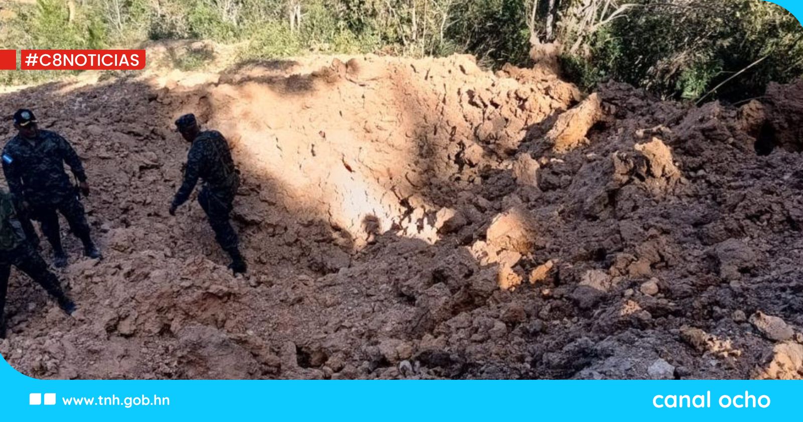 Demolición de carretera ilegal en Lempira protege la Reserva Biológica Volcán Pacayita