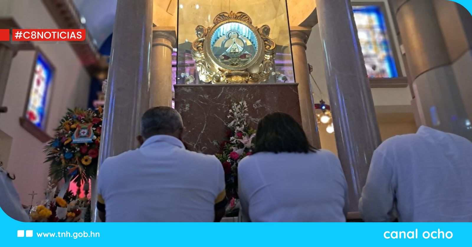 AMDC espera a feligreses que visitarán a la Virgen de Suyapa en el 278 aniversario de su hallazgo