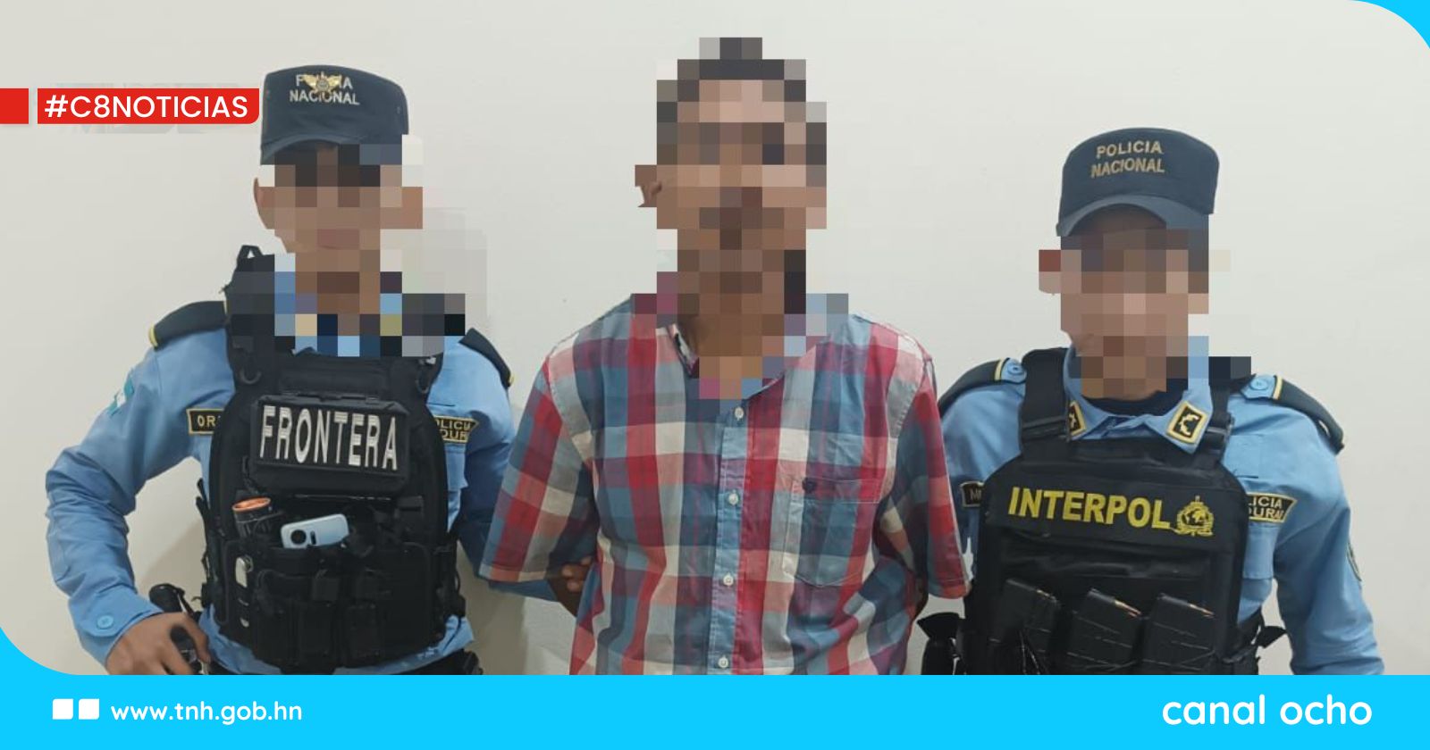 Interpol Honduras captura a sujeto por el delito de homicidio simple