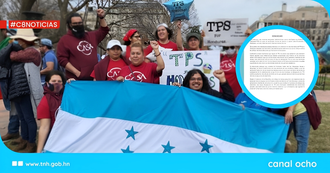 Gobierno de Honduras continúa trabajando para garantizar la extensión del TPS en EE. UU.