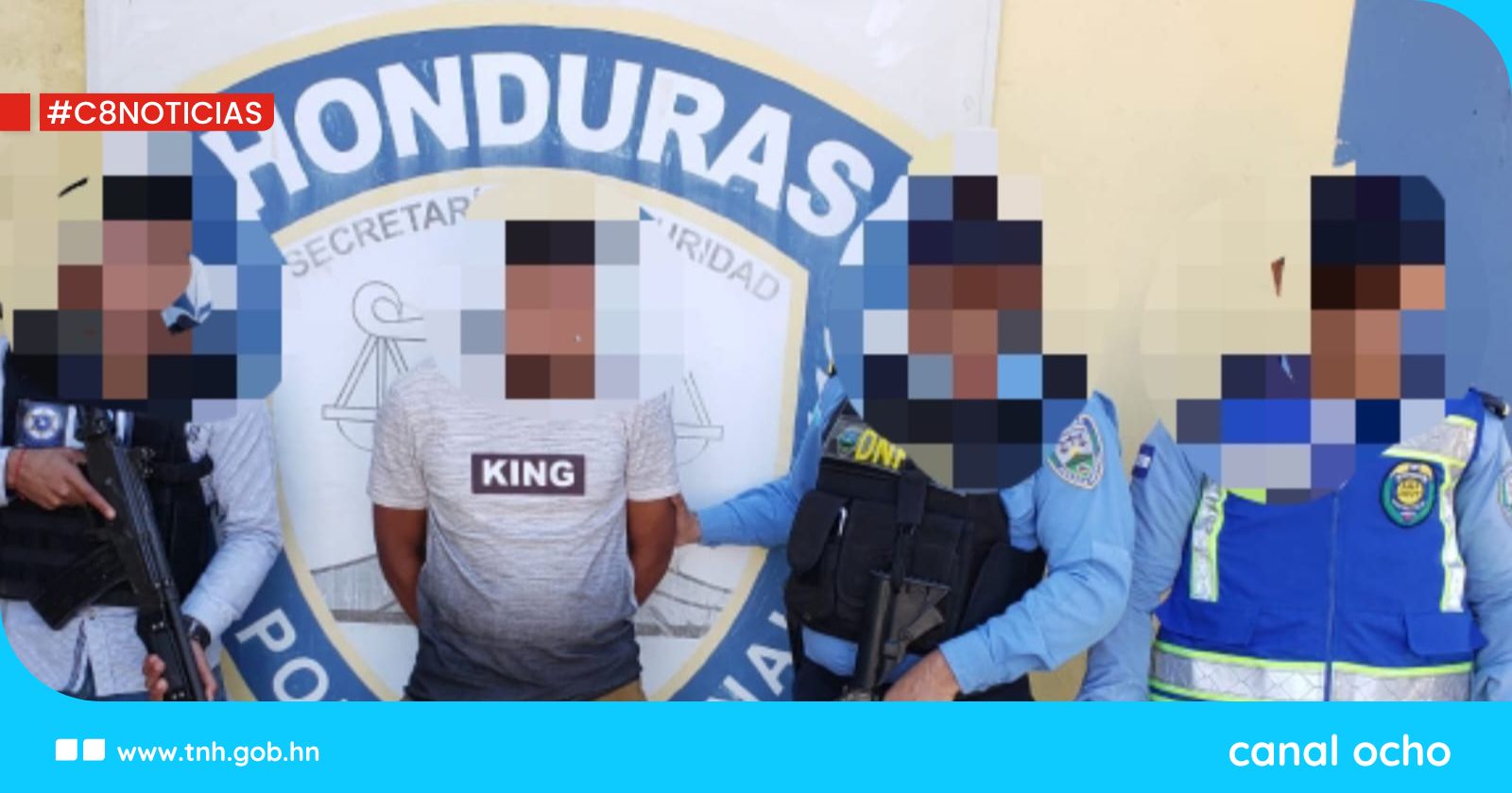 Capturan a hondureño retornado desde EE.UU. por el delito de extorsión continuada