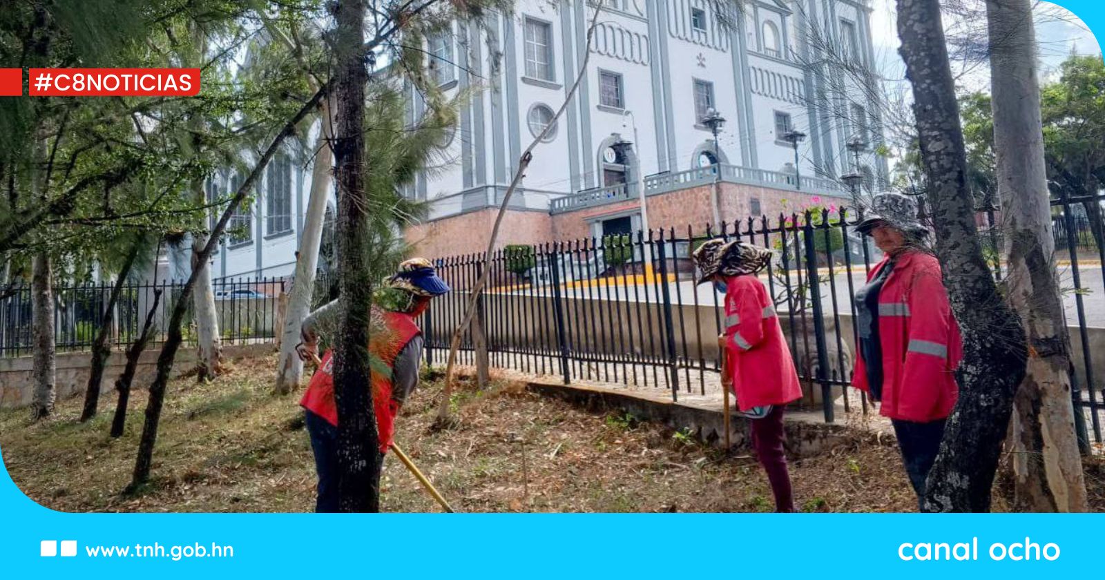 AMDC realiza limpieza en la Basílica de Suyapa