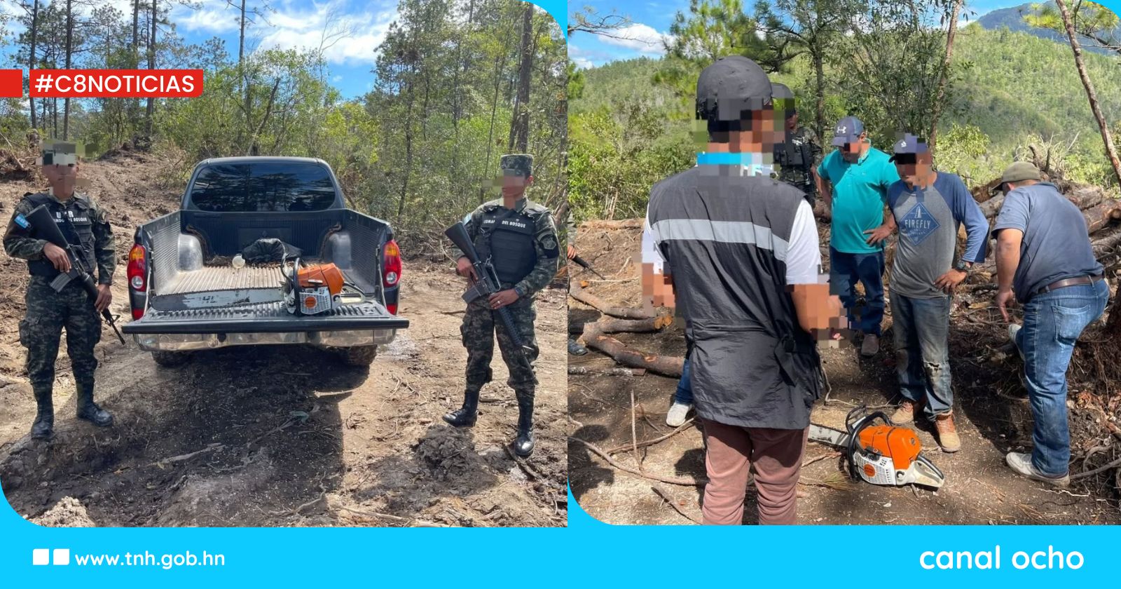 ICF refuerza vigilancia forestal en Lepaterique con el apoyo de las FF. AA.