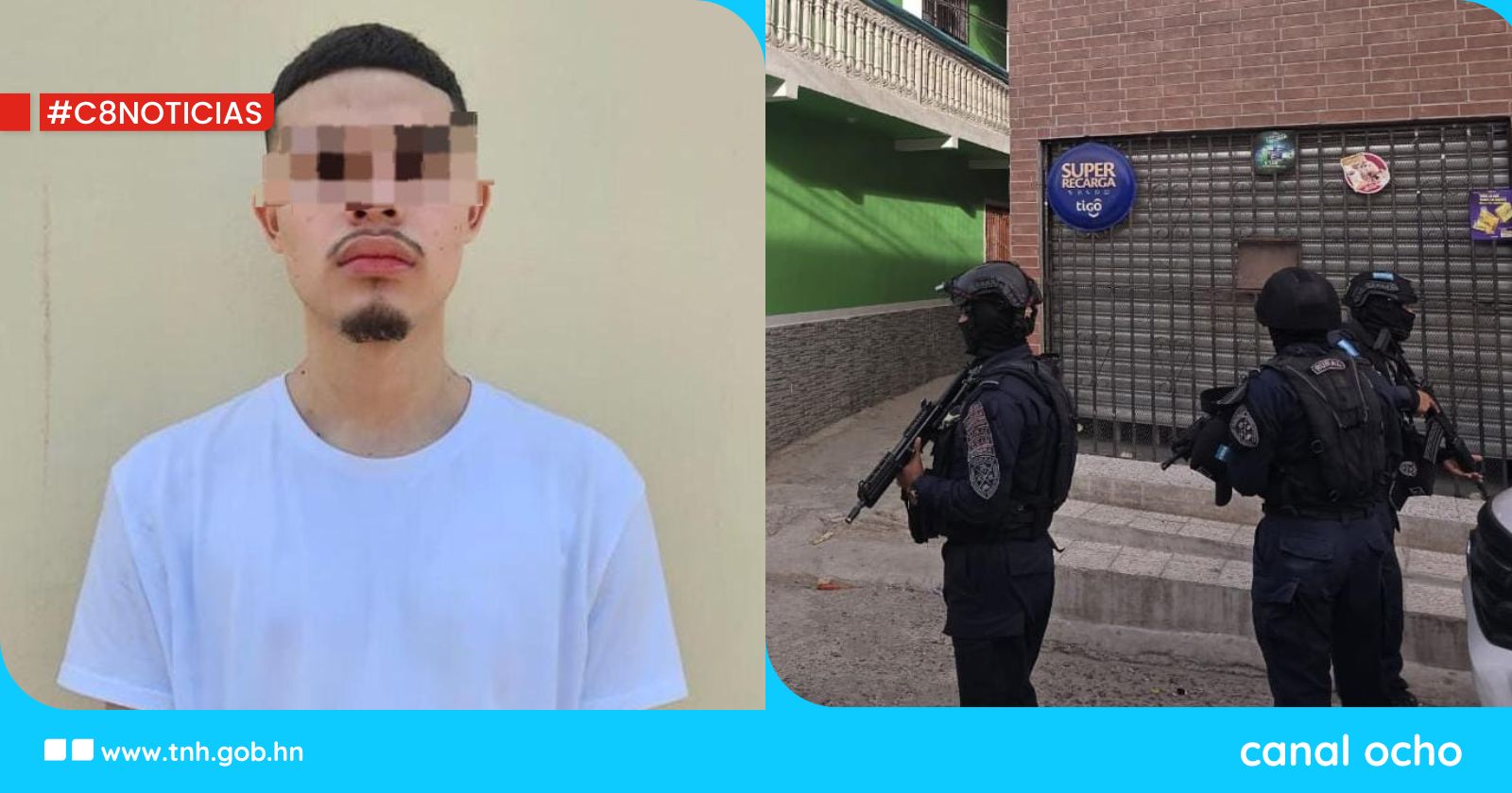 Detienen con doble orden de captura a líder de la Pandilla 18 en Tegucigalpa