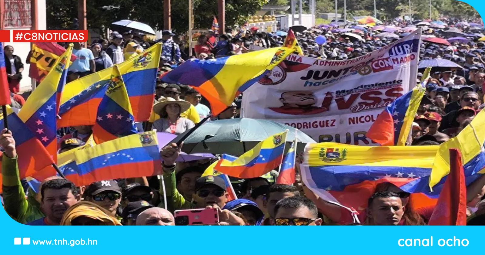 Venezolanos conmemoran 67 aniversario de rebelión cívico-militar del 23 de enero con marcha por la paz