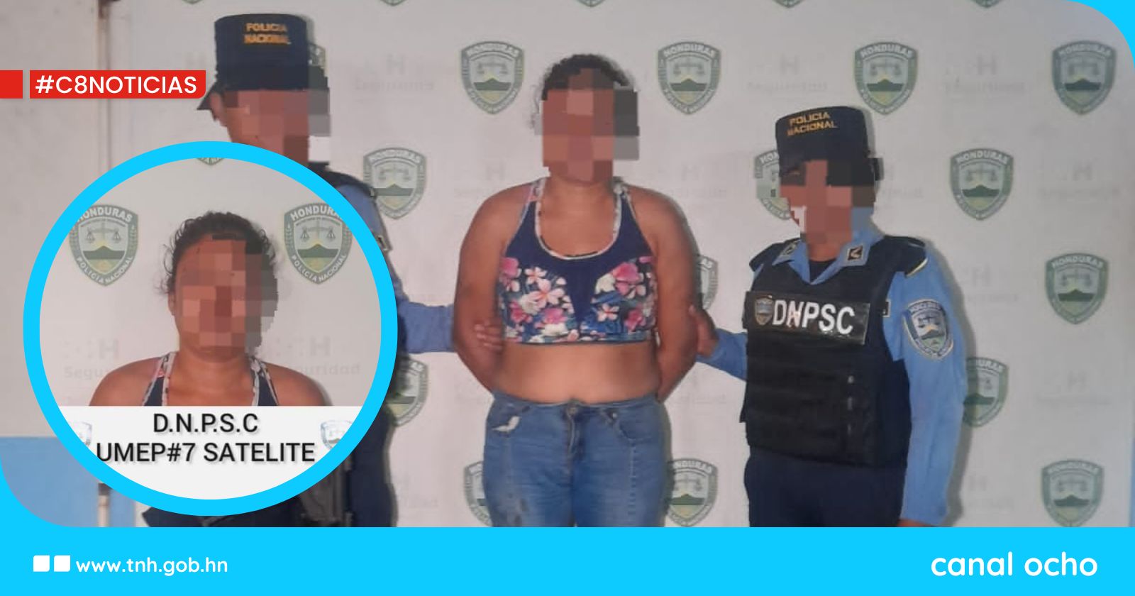 Detienen a mujer por maltrato familiar tras golpear a su hija con plato de vidrio