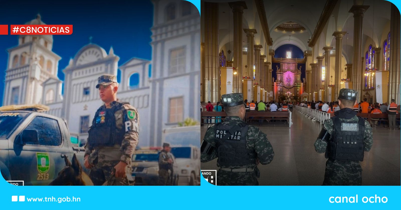 FF. AA. garantizan seguridad en el 278 aniversario de la Virgen de Suyapa