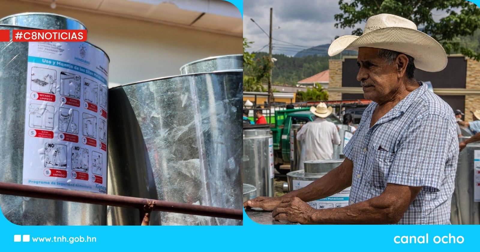 Capacitan y benefician a productores con silos metálicos en diversos departamentos del país