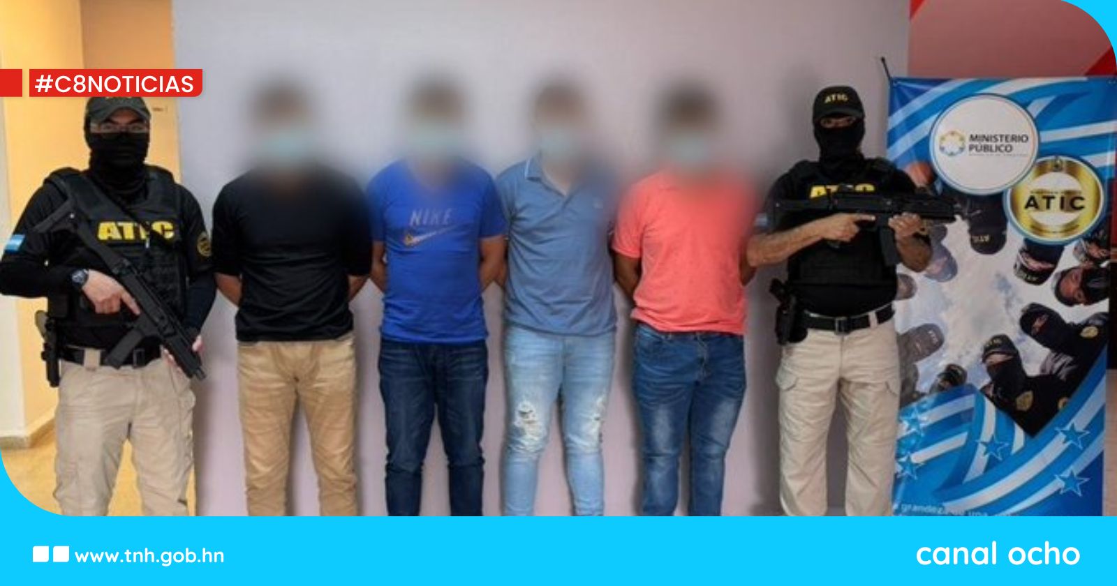 Cuatro policías son acusados de facilitar escape de asaltantes en Choloma